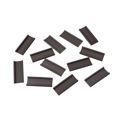 Magnetische Schiene - 15mm hoch - B40xH15mm - 00 braun - VPE 12 Stück