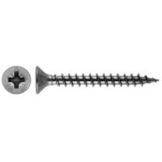 Edelstahl-Kreuzschlitz-Spanplattenschraube L-9067 A2 (4,5 x 45 mm) - Vollgewinde, verstärkter Senkkopf, Kreuzschlitz Z