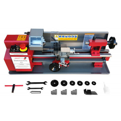 Paulimot SIEG C2 Drehmaschine mit 100 mm Futter und 400 mm Spitzenweite (2351230)