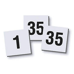 Ziffernmagnet-Set 10 x 10 mm - 2 Stk - Ziffern 1 - 35