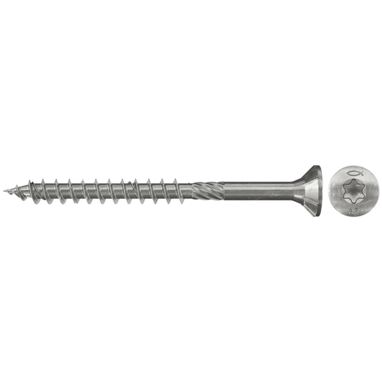 PowerFast Edelstahl Torx Spanplattenschraube 3,5x35 SK TX TG A2