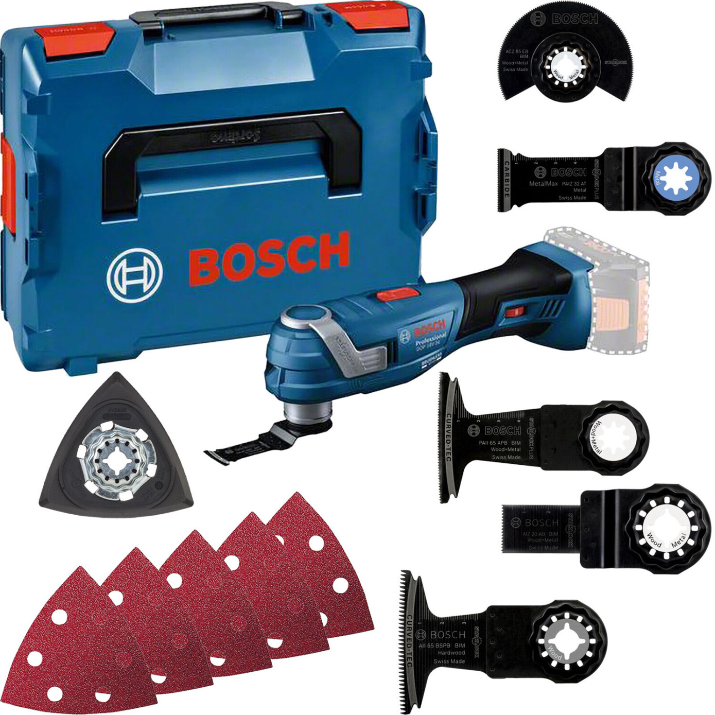 Bosch GOP 18V-34 Multifunktionswerkzeug - kabellos (06018G2002-1)
