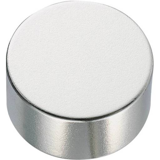 Permanent-Magnet Rund 20mm x 10mm N45 Magnet mit 1.33 | 1.37 Tesla - Grenztemperatur: 80 °C