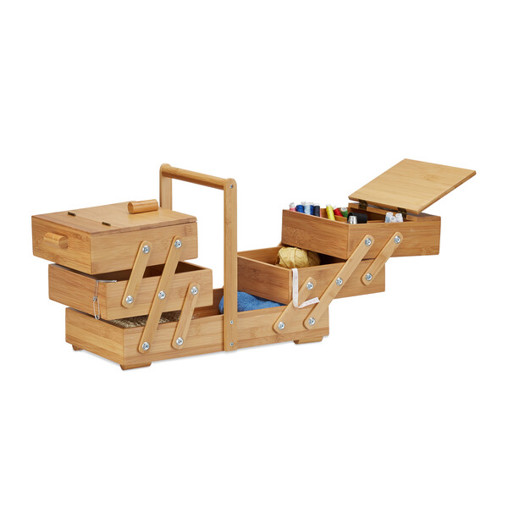 Nähkästchen in Natur – (B) 44 x (H) 30 x (T) 22 cm, Artikelnummer: 10022221
