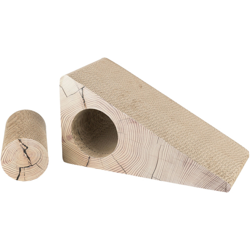 TRIXIE 48003 Katzenkratzbaum für Katzen – Robuster Kratzturm mit Höhle und Plattform
