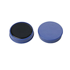 Blauer Rundmagnet aus Kunststoff - Ø 20 mm - 72 Stück
