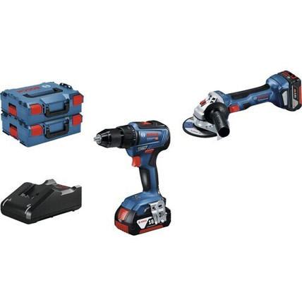 Bosch Professional 18V Maschinen-Set – Profi-Set (0615990M2H)