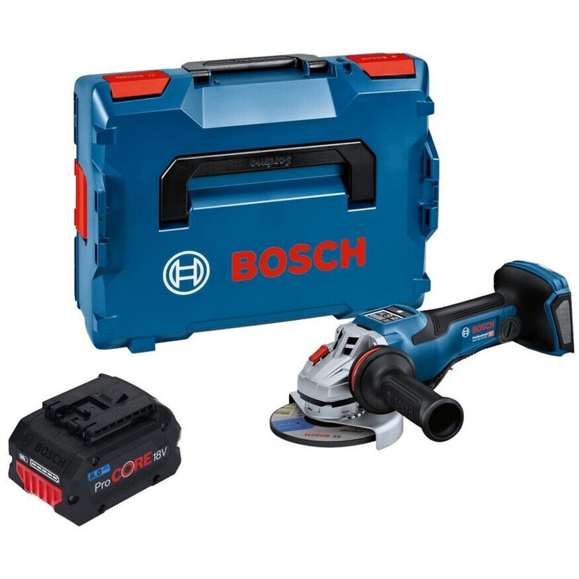 Bosch GWS 18V-15 PSC Winkelschleifer mit 1 x 8,0 Ah Akku