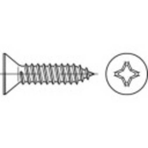 TOOLCRAFT Senkblechschrauben 6.3mm x 50mm - Kreuzschlitz Phillips - DIN 7982 - Edelstahl (ISO 7050)