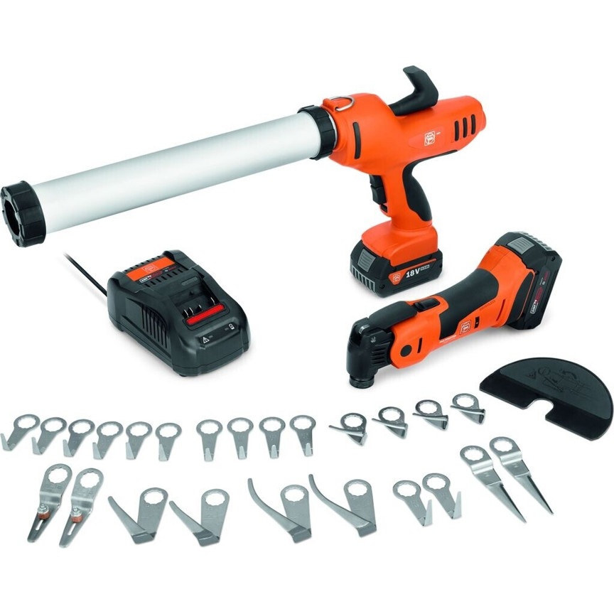 Fein Autoglaser-Set TOP AKP 18-600 AS - Akku-Kartuschenpresse & Akku-MultiMaster (Nr. 71902560000)