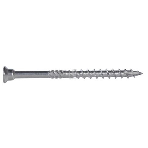 Edelstahl Terrassenschraube C1 Zylinderkopf 5 x 50 mm (TX25) - 125 Stück mit Bit