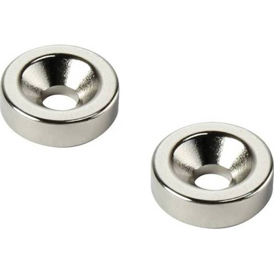 TRU COMPONENTS Permanent-Magnet Ring 25mm x 5mm M5 - Grenztemperatur 150°C