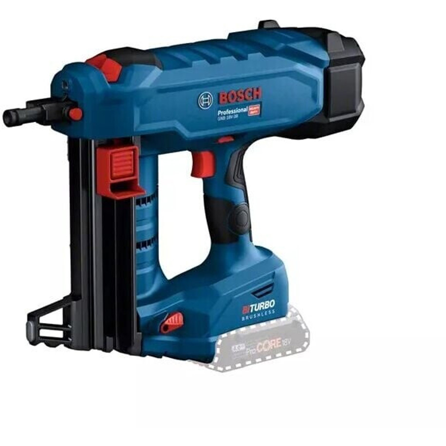 Bosch GNB 18V-38 Akku-Gliederhammer (06019L7000) - Professionelles Werkzeug für Tacker & Nagler