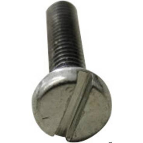 TOOLCRAFT Zylinderschrauben M1.6 x 3 mm Schlitz DIN 84 - Edelstahl, 100 Stück