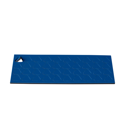 Dunkelblaue Magnetische Symbole - Dreieck 9x9mm | 40 Stück