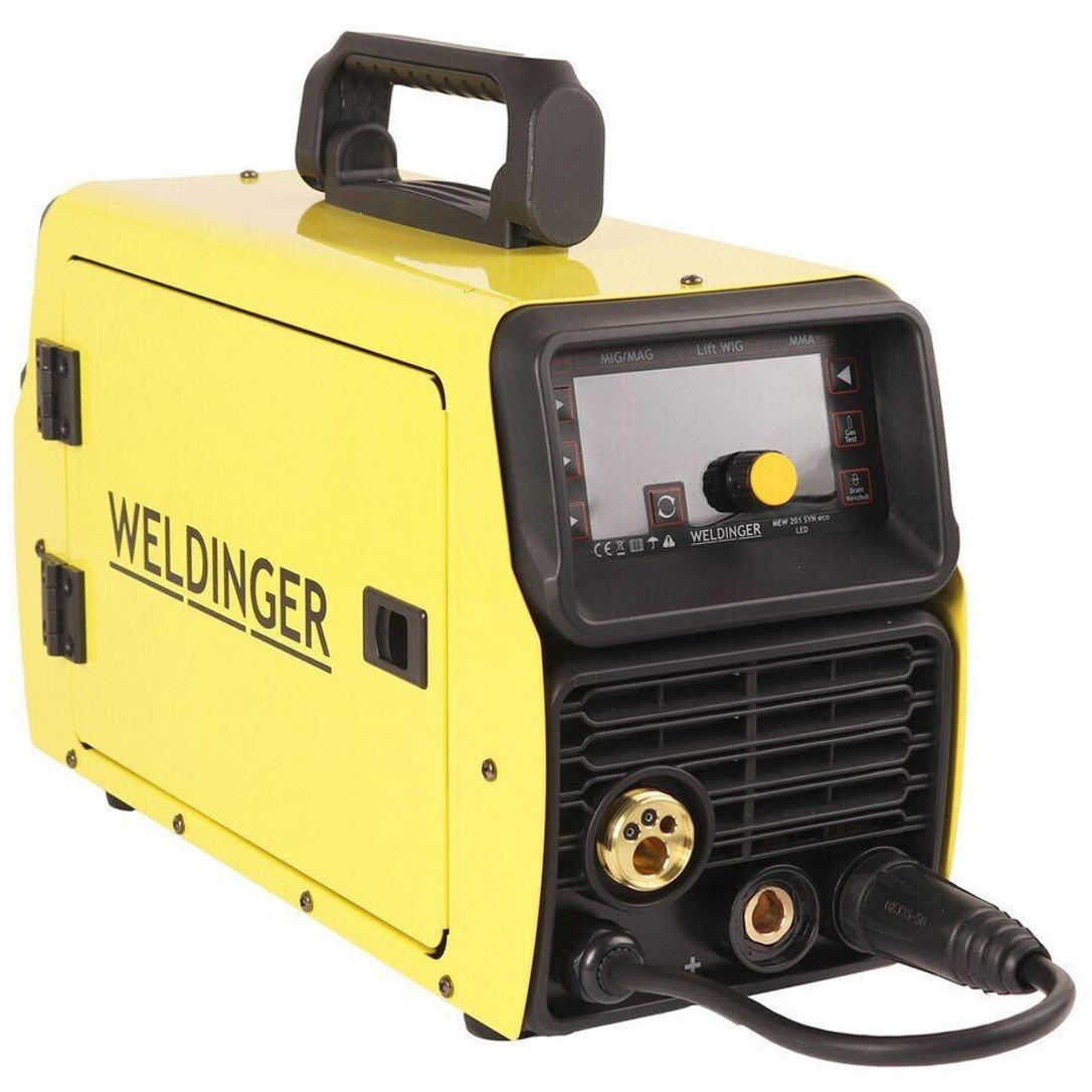Weldinger Kombi-Schweißinverter MEW 201 SYN eco mit LED Beleuchtung