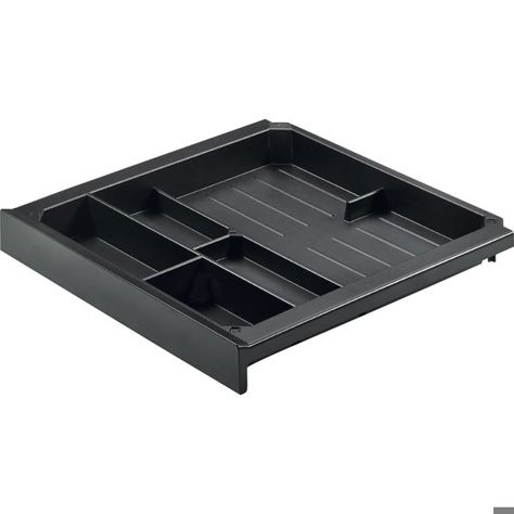 HETTICH SmarTray Bastelschale - 40 mm - Kunststoff in Aluminium-Optik