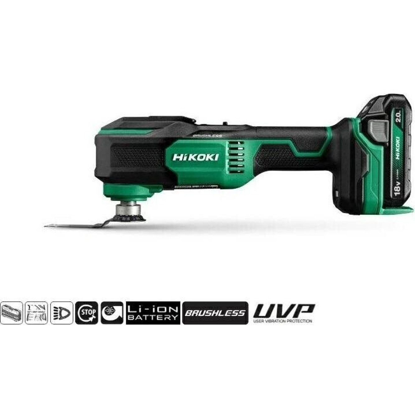 Hikoki CV18DAWRZ - Akkubetriebene Multifunktionswerkzeug