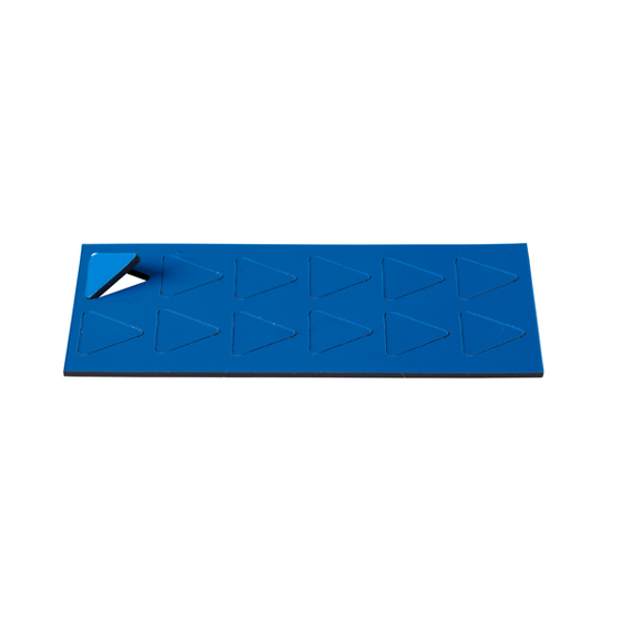 Dreieck Magnetische Symbole 19x19mm - Dunkelblau - Packung mit 12 Stück