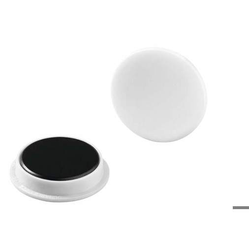 DURABLE Rundmagnete – 37 mm, 1000 Stück, 20 Stück – Weiß