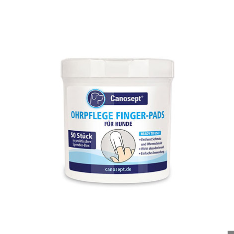 Canosept Ohrpflege-Pads für Hunde - 50 Stück (1 Packung)