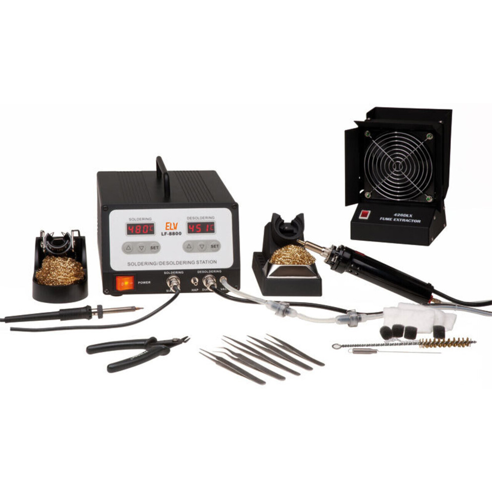 ELV LF-8800 Precision Lötkolben & Lötstation – Hochwertige Temperaturregelung für präzises Löten