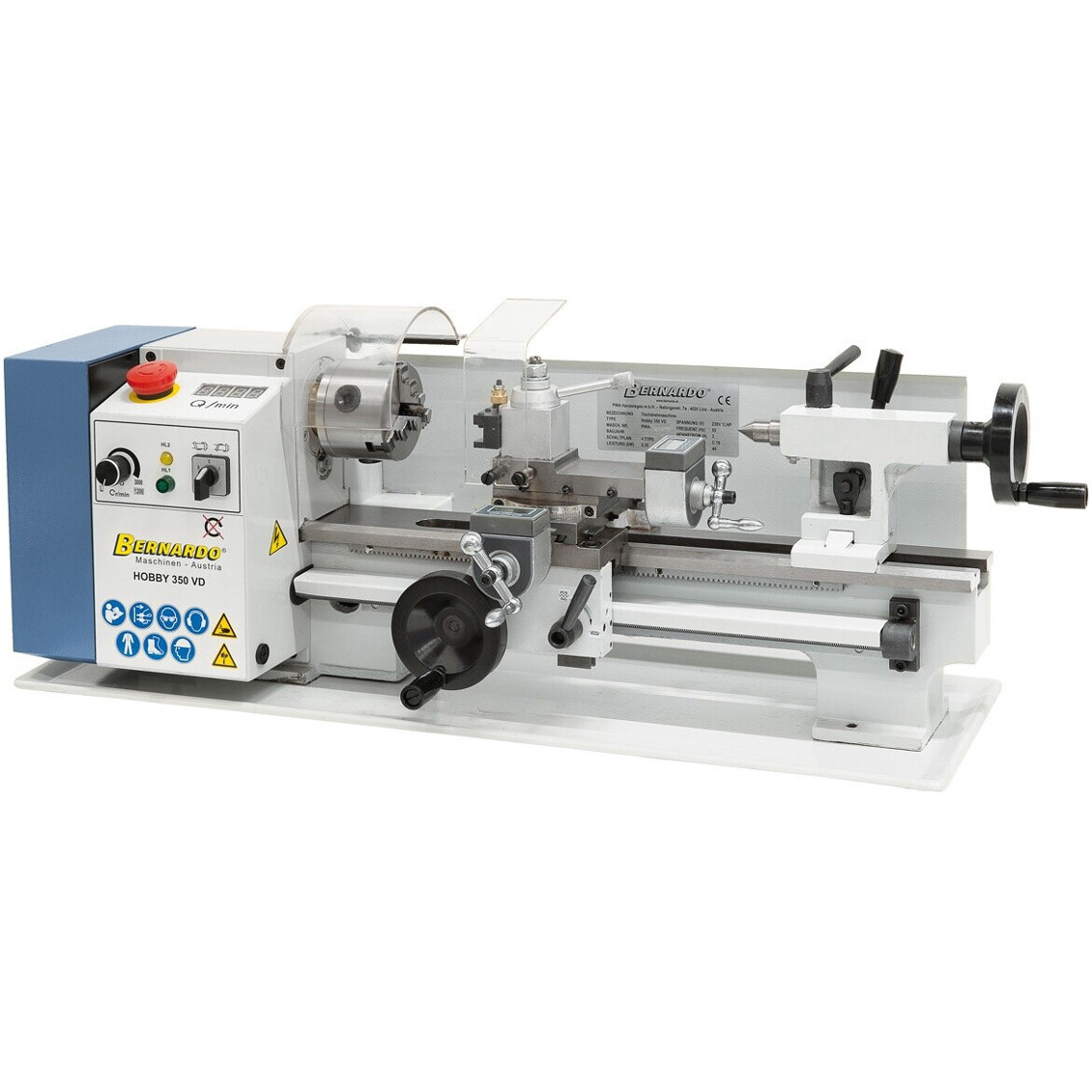 Bernardo Hobby 350 VD Drehmaschine - Präzise & Vielseitig für Hobbyanwender