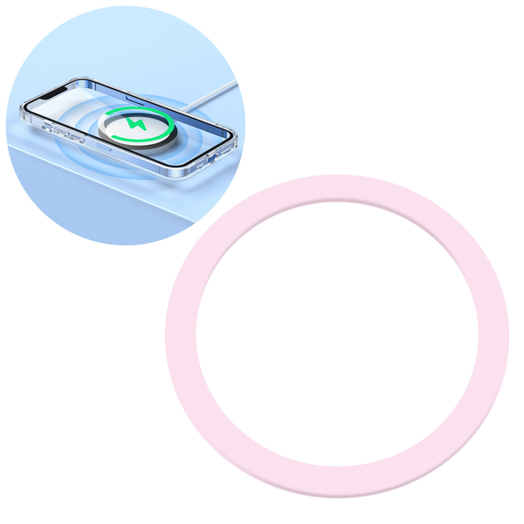 Metall Magnetring für Smartphone - Pink