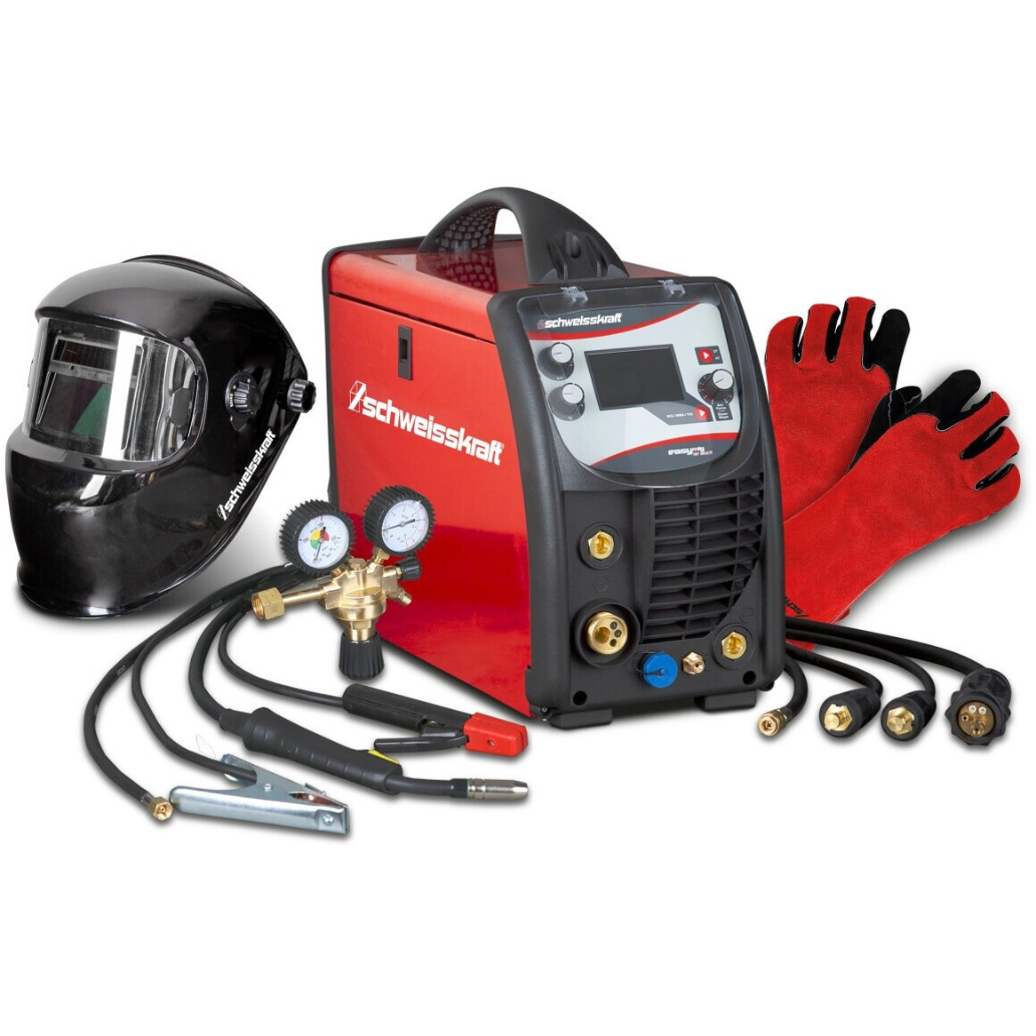 EASY-MIG 181 Multi Schweißgerät + Schweißhelm – Perfekt für Ihre Schweißprojekte