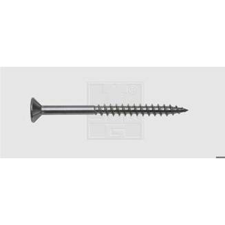 Edelstahl Torx Spanplattenschraube 5 mm x 80 mm - Innenvielzahn - 100 Stück - A2