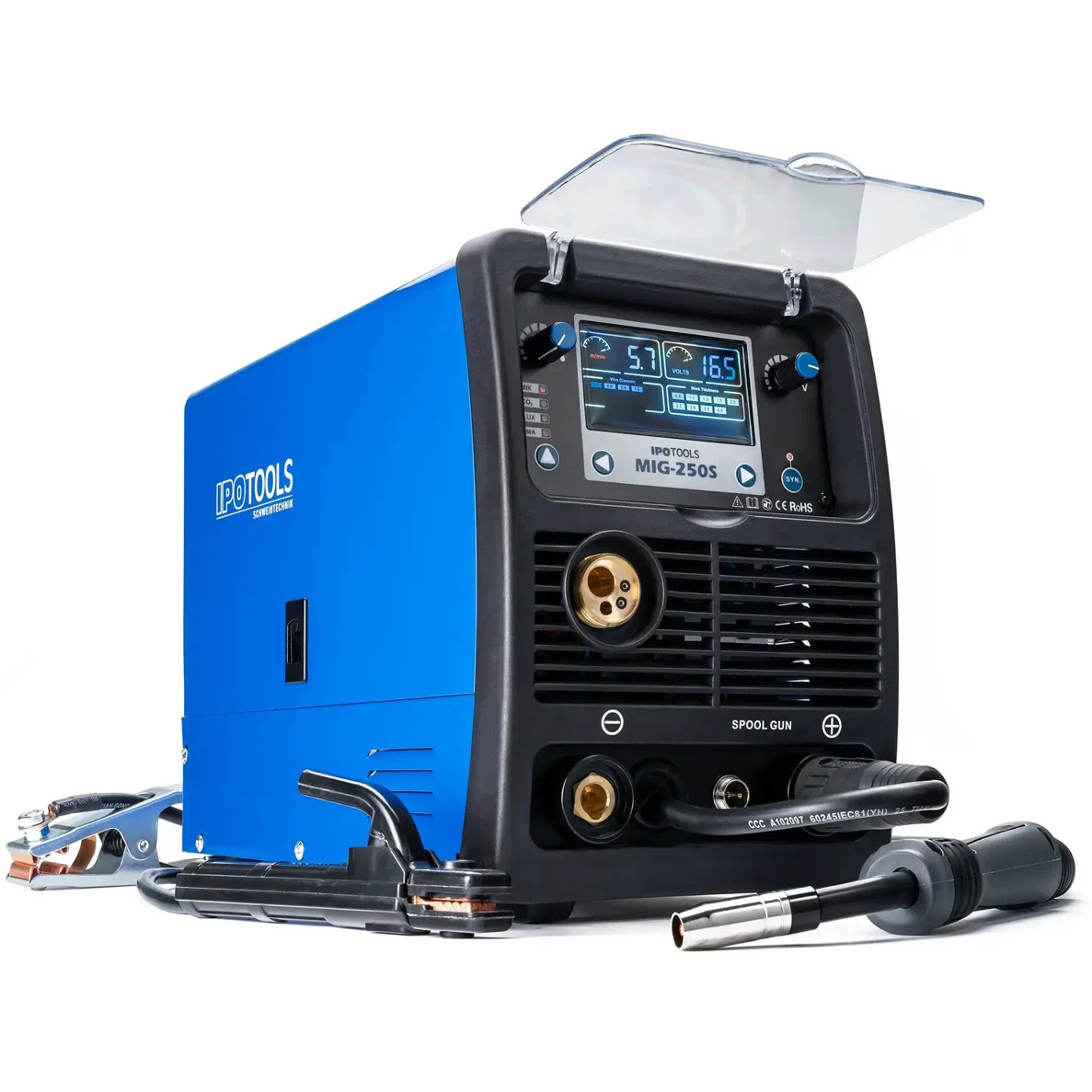 IPOTOOLS MIG 250S Schweißgerät – Professionelles MIG/MAG Schweißen