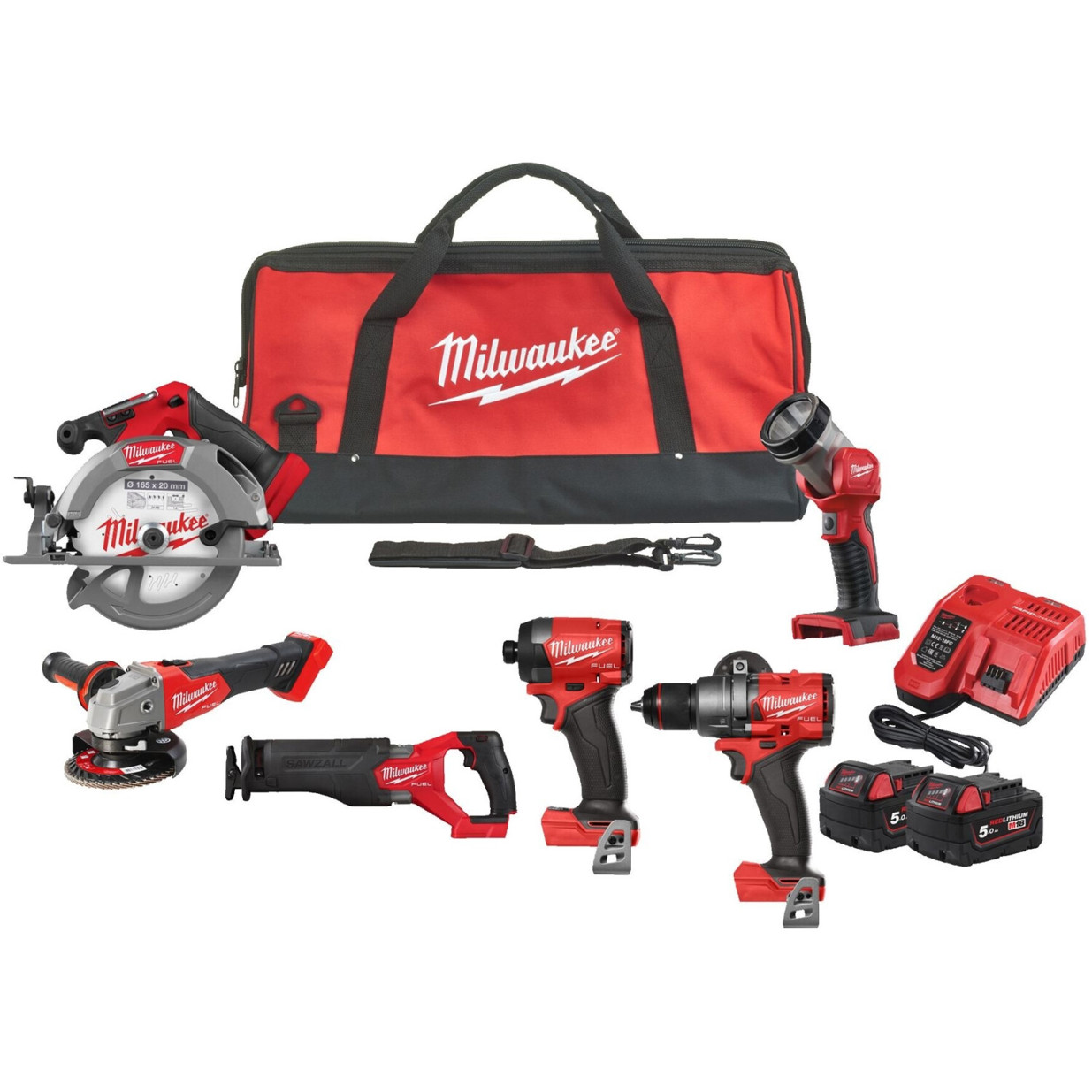 Milwaukee M18 FPP6G3-502B Maschinen-Set (4933498658)