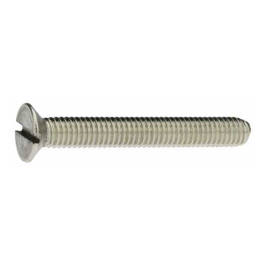 Edelstahlschraube DIN 963 Senkschraube mit Schlitz M1 x 2 - A2 Blank