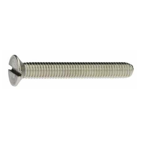 Edelstahlschrauben DIN 963 Senkschrauben mit Schlitz M1,6 x 8 | A2 - Blank