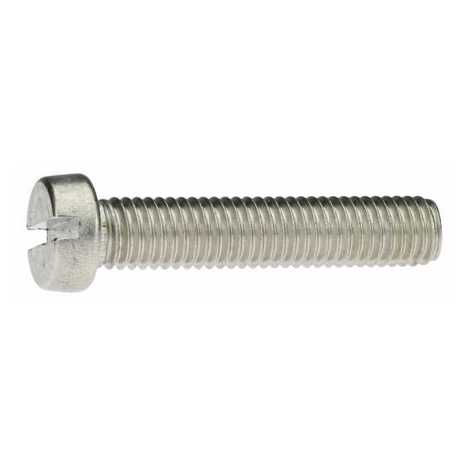 Edelstahl Zylinderschrauben DIN 84, Schlitz, 1,4x4mm, A2, Blank