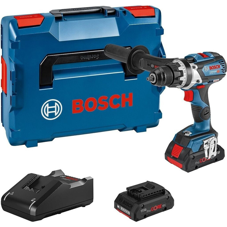 Bosch GSR 18V-110 C Professional Akkuschrauber – Kabelloser Bohrschrauber mit 110 Nm