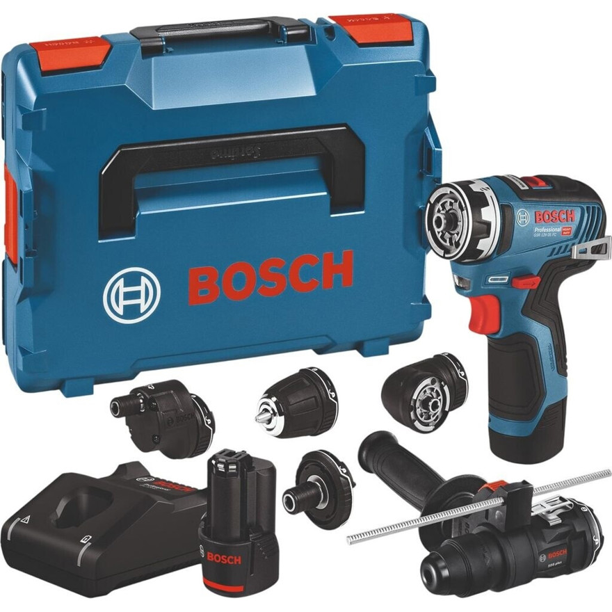 Bosch Akkuschrauber GSR 12V-35 FC (06019H3008) - 12V, Kompakt, Flexibel